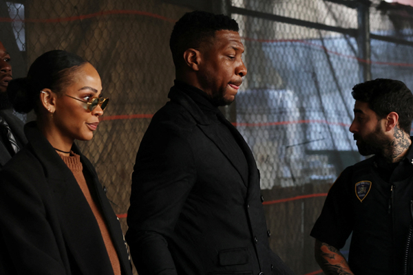 법정 나서는 조너선 메이저스[로이터=사진제공]