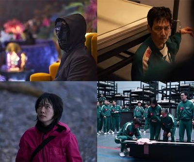 Squid Game 2 cast and crew accepting Critics Choice Award for Best Foreign Language Series